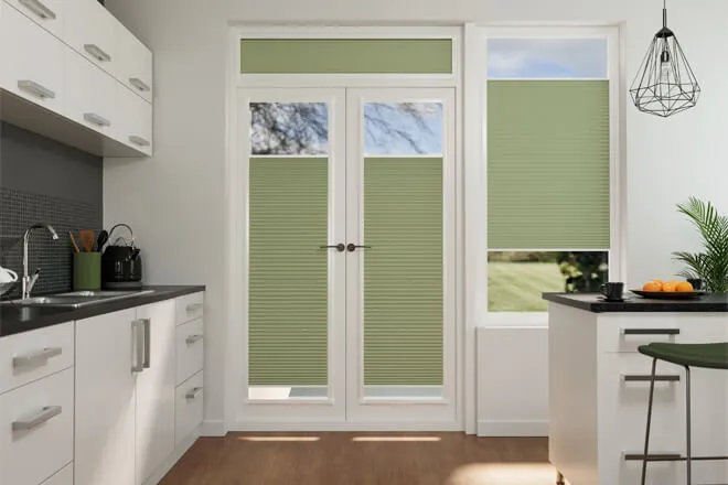 Classic Green - Perfect Fit Cellular Blackout Blind