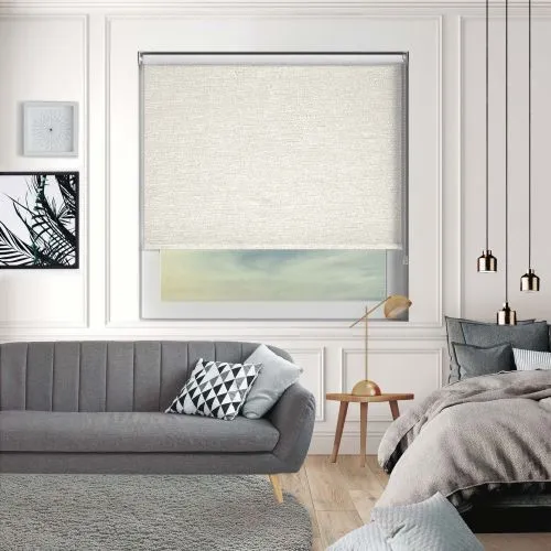 Cody Snow Shimmer Roller Blind