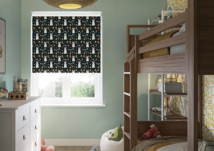 Hop To It Noir - Twist&fit Roller Blind