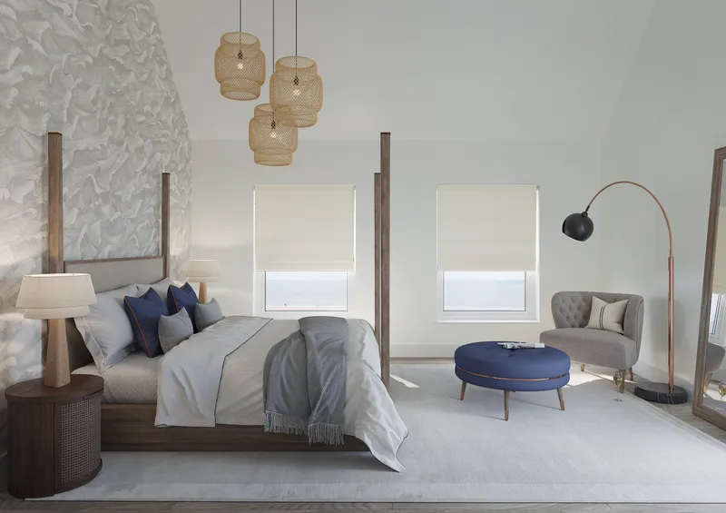 Stamford Glacier - Roman Blind
