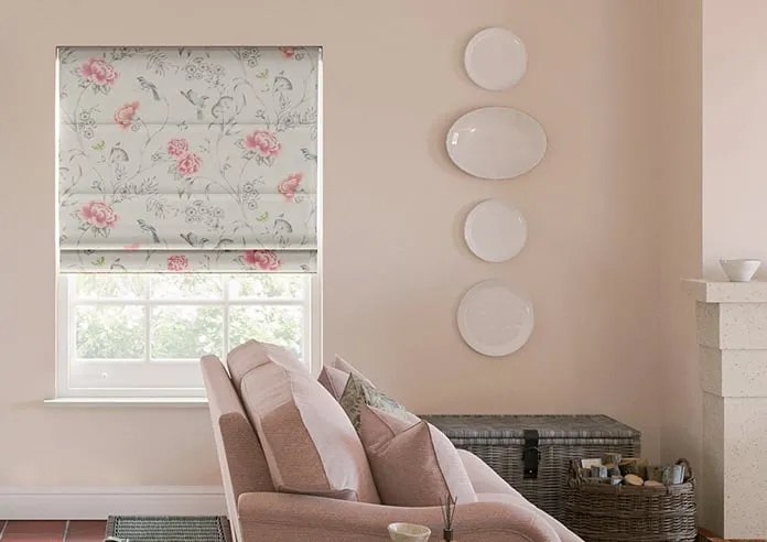 Borneo Rose - Roman Blind