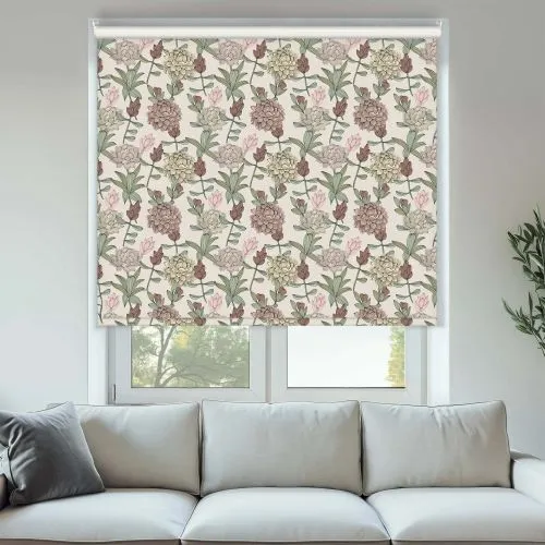 Zinnia Blush Cordless Roller Blinds - Shop Now