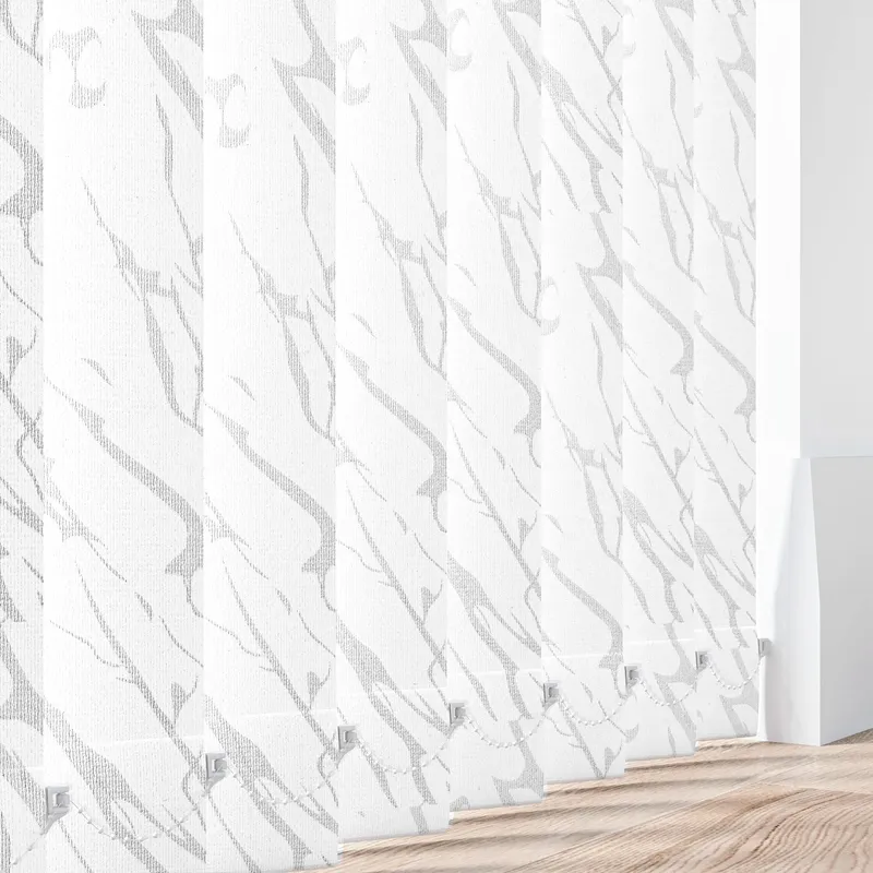 Fiesta White - Pvc Blackout Waterproof Vertical Blind
