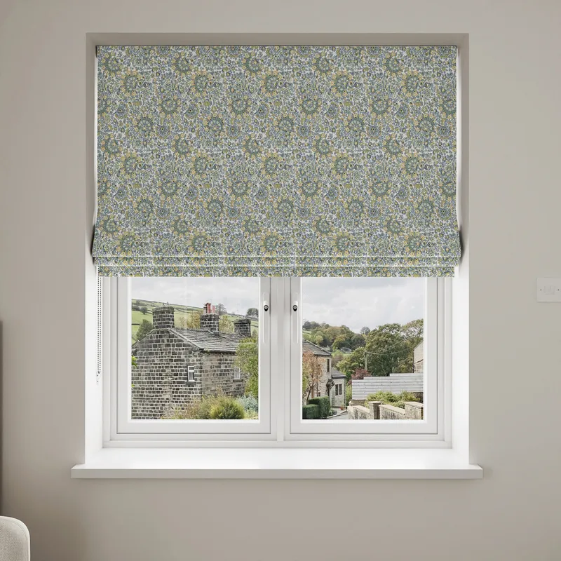 Laura Ashley Painswick Paisley Newport Blue Blinds Uk
