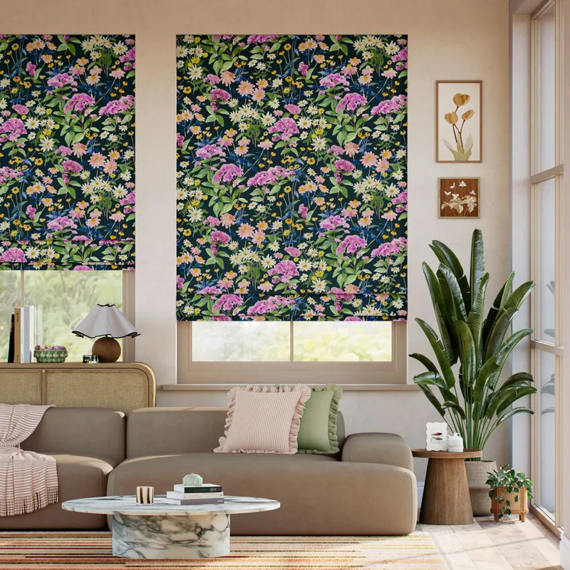 Florina Sunburst Roman Blind