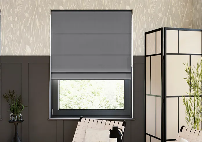 Panama Grey - Roman Blind