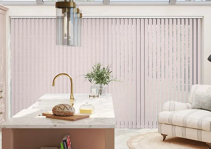 Jasmine (Blackout) Orchid - Vertical Blind