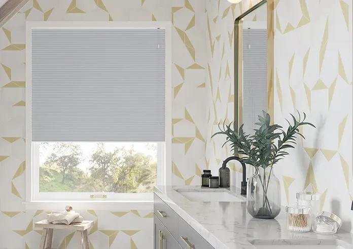 Stellar Gris - Pleated Blind