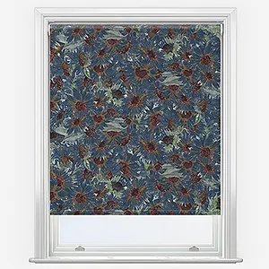 Sonova Studio Sunflower Midnight Blue Roller Blind