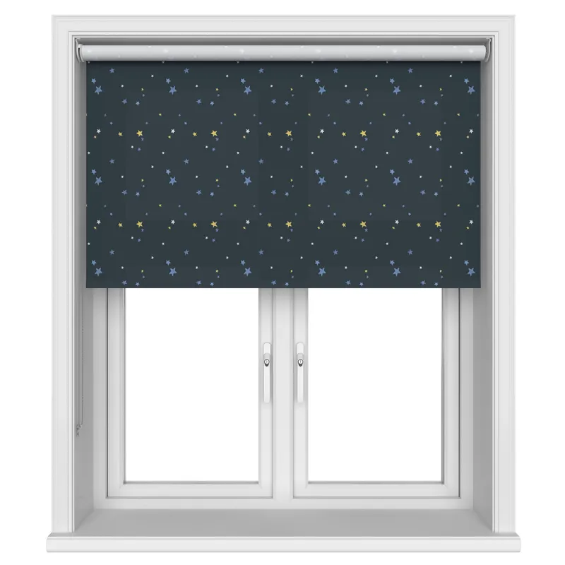 Laura Ashley Painterly Stars Midnight Blinds Uk