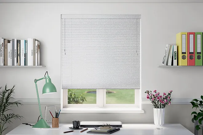 Millennium Silver Shimmer - 50mm Aluminium Venetian Blinds