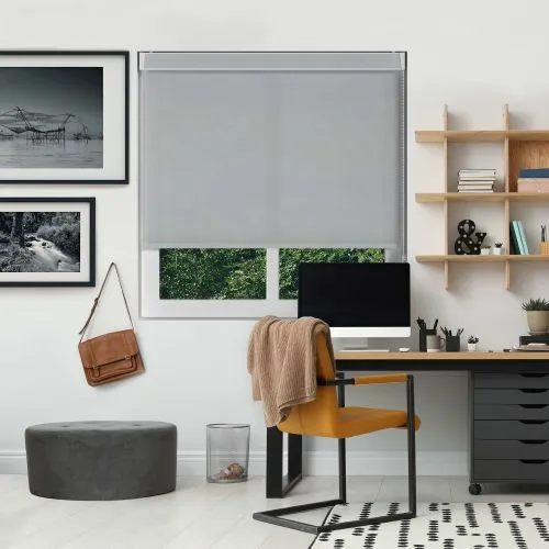 Mirage Solar Silver Pelmet Roller Blind