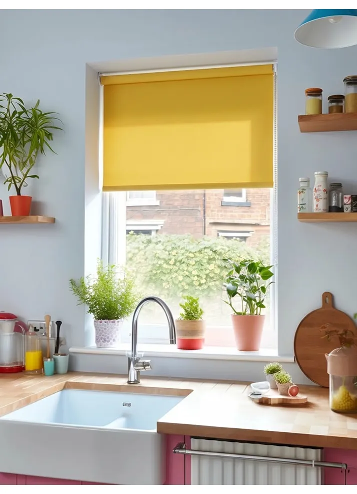 Salamander Yellow Daylight Roller Blind