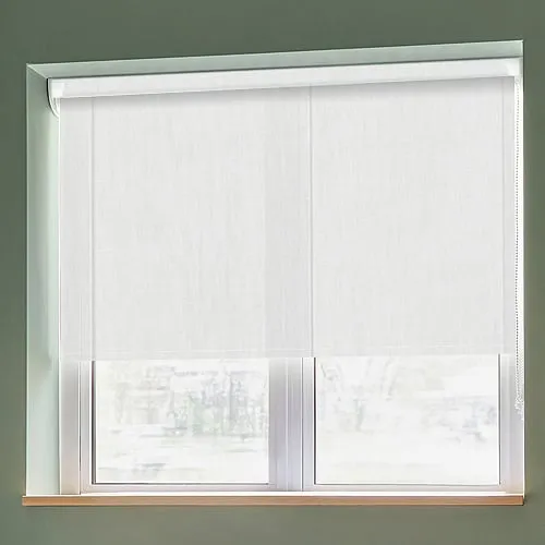 Cadence White (Sheer) Grip Fit Roller Blinds