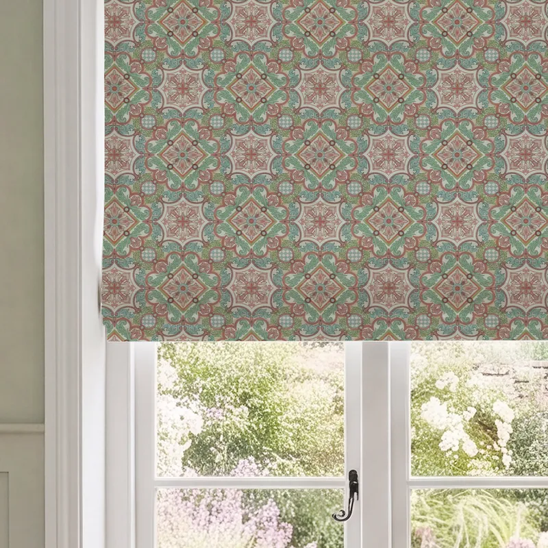 House Llewelyn-bowen Festivo Printed Made To Measure Roman Blind Taffy