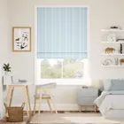 Valley Stripe Morning Rain Roman Blind