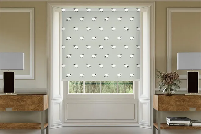 Sophie Allport Sheep Pebble - Designer Roller Blind