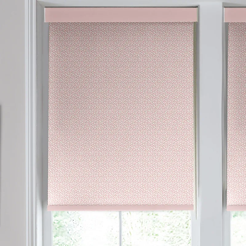 Laura Ashley Sycamore Translucent Made To Measure Roller Blind Off White Blush