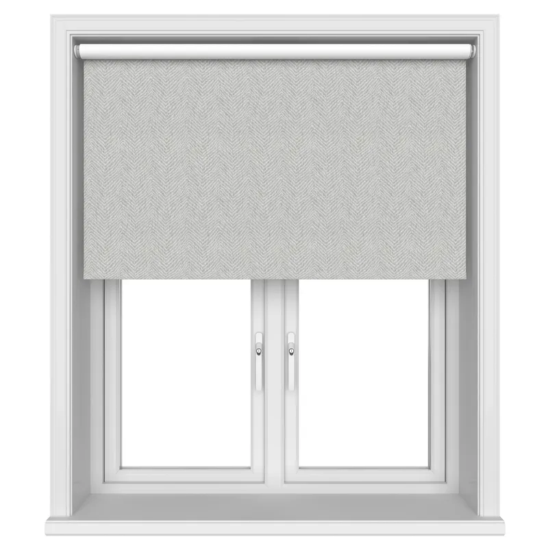 Twistfit Herringbone Stone Blackout Motorised