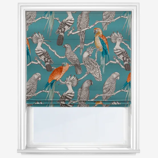 Aviary Lagoon Roman Blind