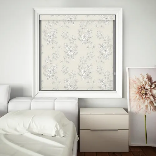 Camelia Stone No-drill Blackout Roller Blind