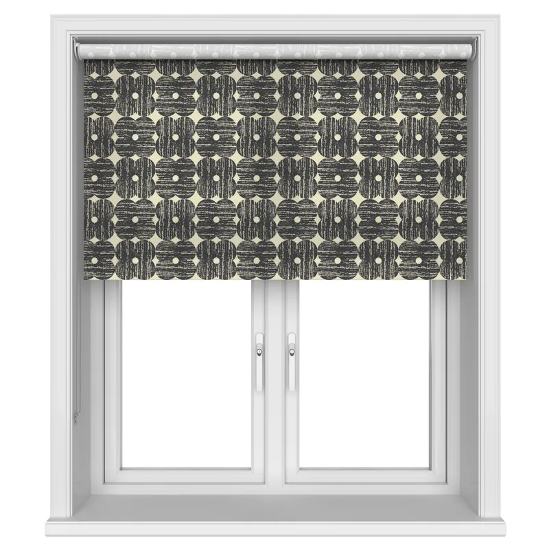 Orla Kiely Textured Flower Charcoal