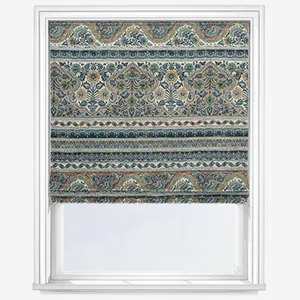Sari Indigo Roman Blind