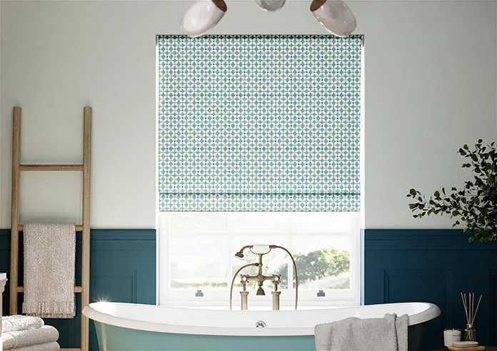 Zap Azure - Roman Blind