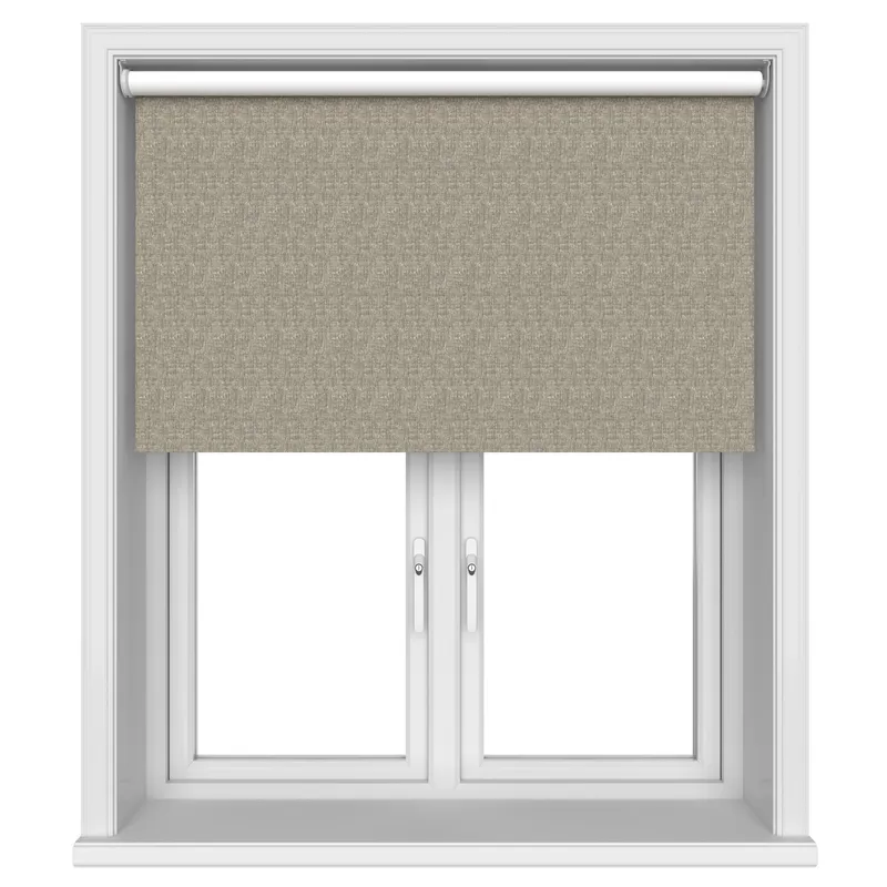 Hampton Blackout Hessian Motorised Roller Blind
