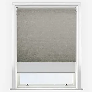 Voga Blackout Dove Grey & Grey Double Roller Blind
