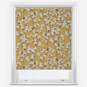 Sonova Studio Cotton Trellis Ochre Roller Blind