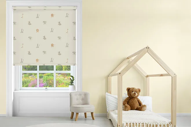 Sophie Allport Bears Linen - Designer Roller Blind
