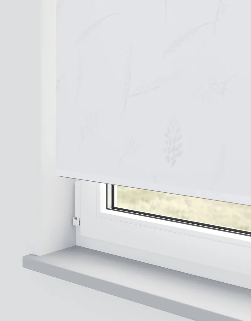 Lacie Blackout White Electrical Roller Blind