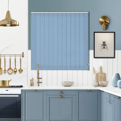 Cora Blue Vertical Blind