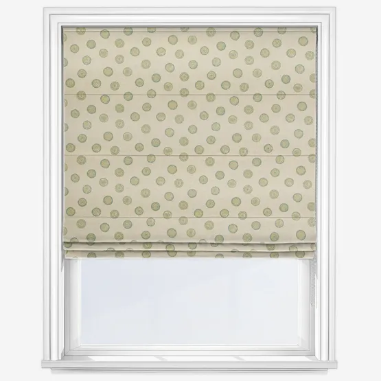 Daisy Olive Roman Blind