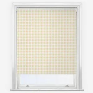 Sonova Studio Gingham Butter Yellow Roller Blind