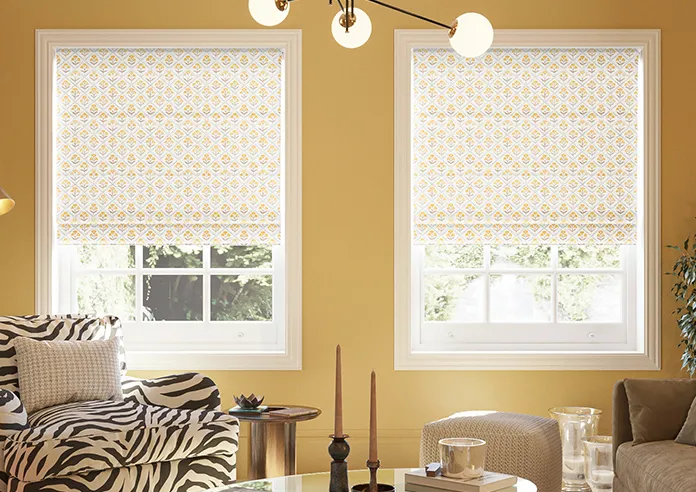Chatsworth Saffron - Roman Blind