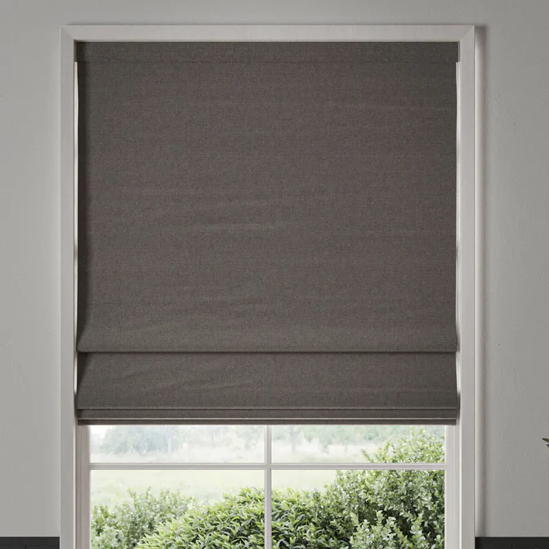 William Morris Reed Made To Measure Roman Blind Cobble
