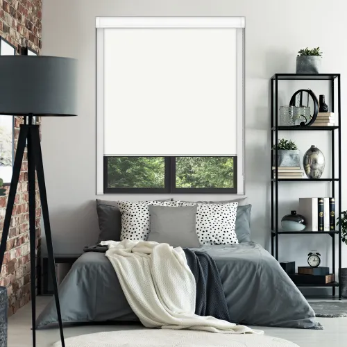 Pure White Xl Blocout Blind