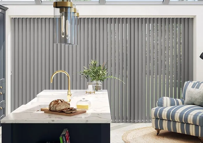 Orion (Blackout) Comet Grey - Vertical Blind
