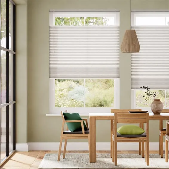 Duolight Top Down/bottom Up Crackle Alabaster Thermal Blind