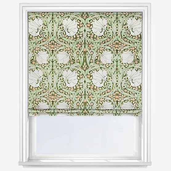 William Morris At Home Pimpernel Velvet Nettle Roman Blind