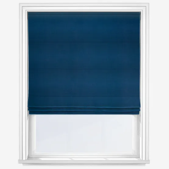 Tesoro Indigo Blue Roman Blind