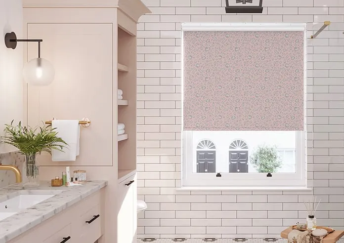 Leopard Luxe Baby Pink - Roller Blind