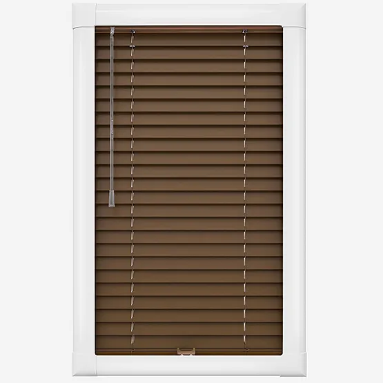 Precies Auburn Wooden Venetian Blind