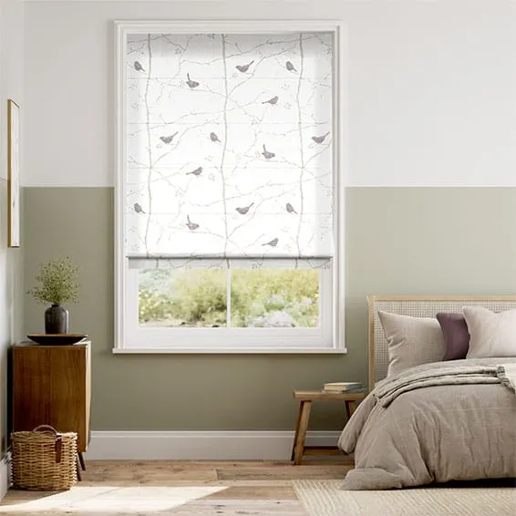 Springs Dawn Chorus Heather Roman Blind