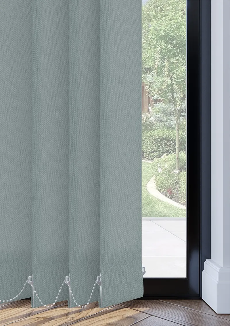 Ocean Mist Twill Vertical Blind
