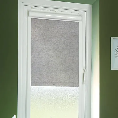 Sora Mist (Moisture Resistant) Perfect Fit Blackout Roller Blinds