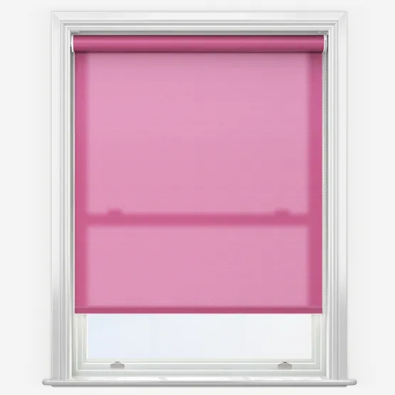 Deluxe Plain Hot Pink Roller Blind