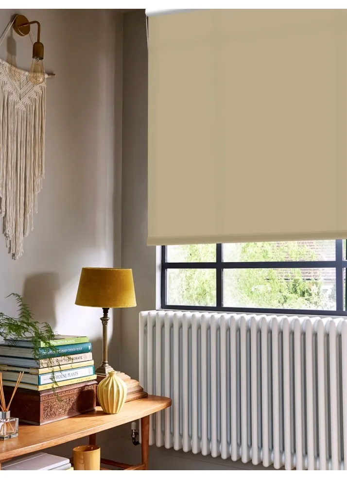 Buttered Toast Dim-out Roller Blind